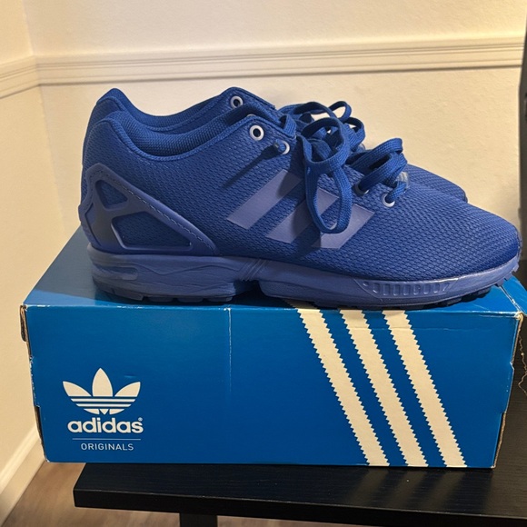 Adidas ZX Flux Royal Blue Shoes - Picture 5 of 9